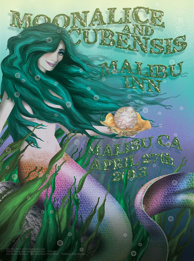 4/27/13 Moonalice poster by Darrin Brenner