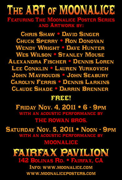Moonalice Poster Show information