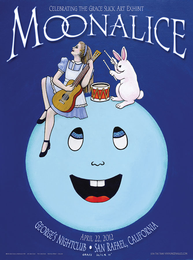 4/22/12 Moonalice poster by Grace Slick