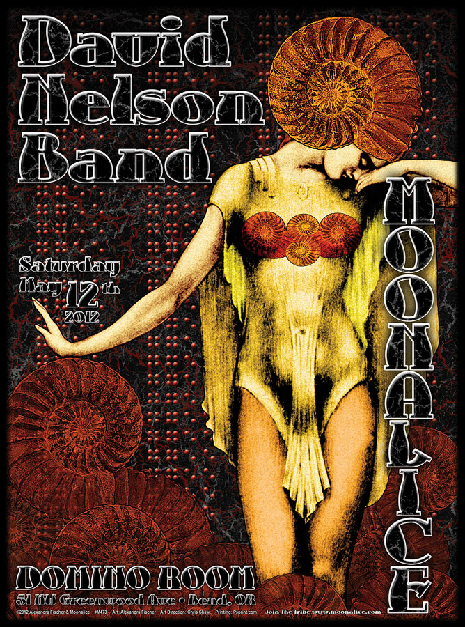 M473 › 5/12/12 Player’s Bar & Grill, Bend, OR poster by Alexandra Fischer with David Nelson Band
