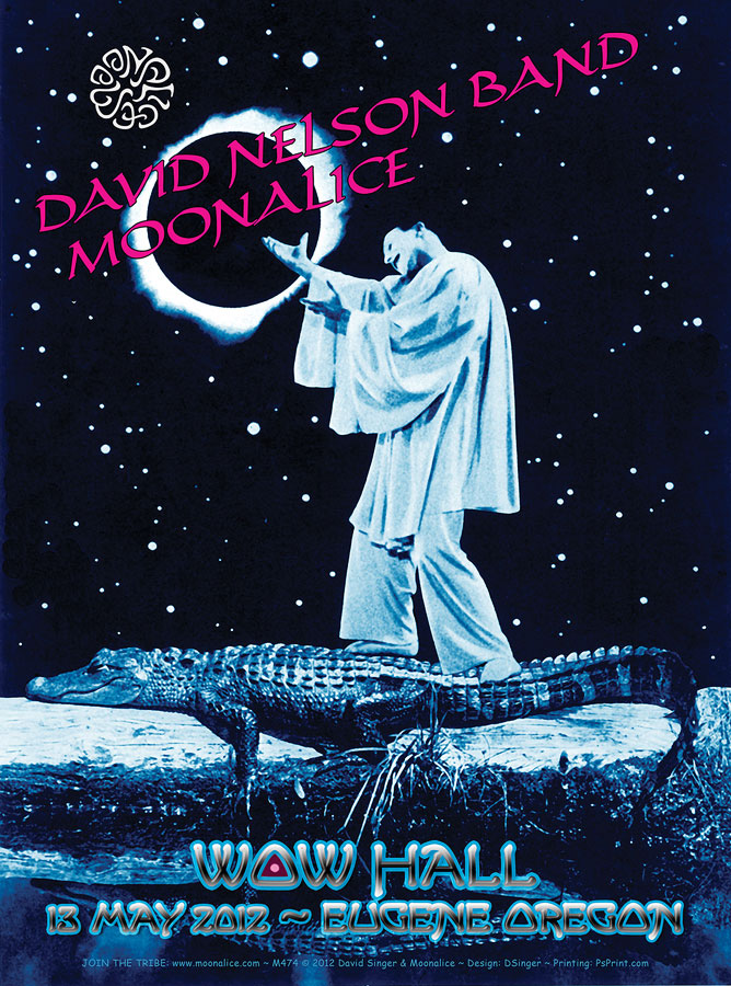 5/13/12 Moonalice poster by David Singer
