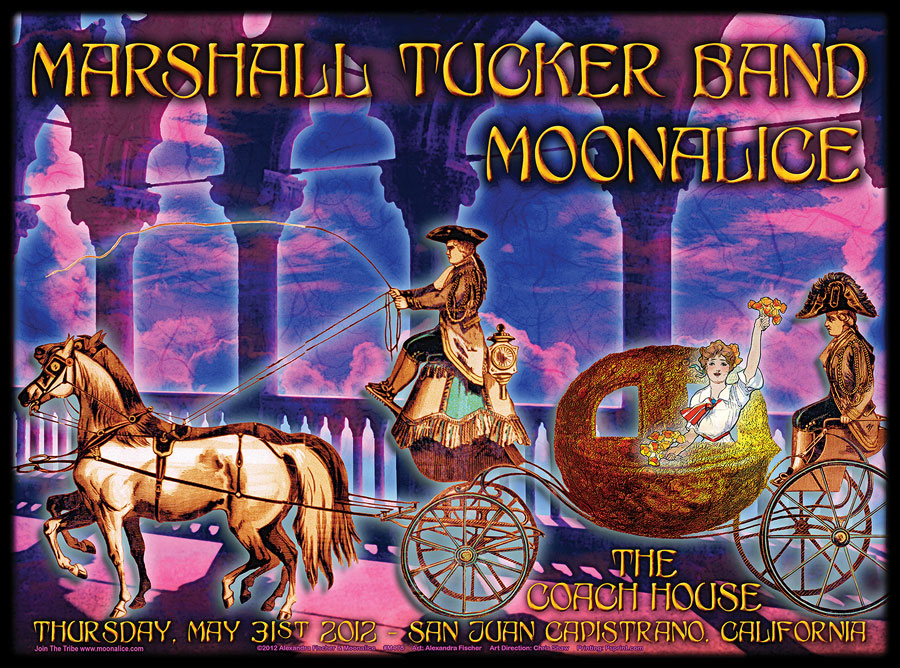 M478 › 5/31/12 The Coach House, San Juan Capistrano, CA poster by Alexandra Fischer with Marshall Tucker Band
