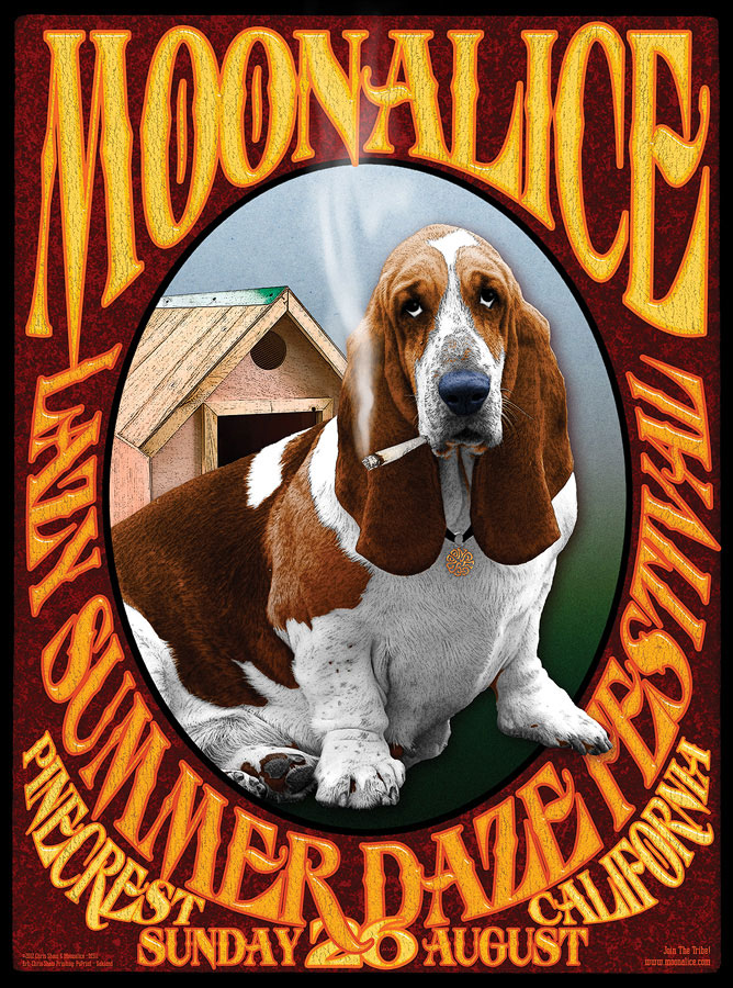 8/26/12 Moonalice poster by Chris Shaw