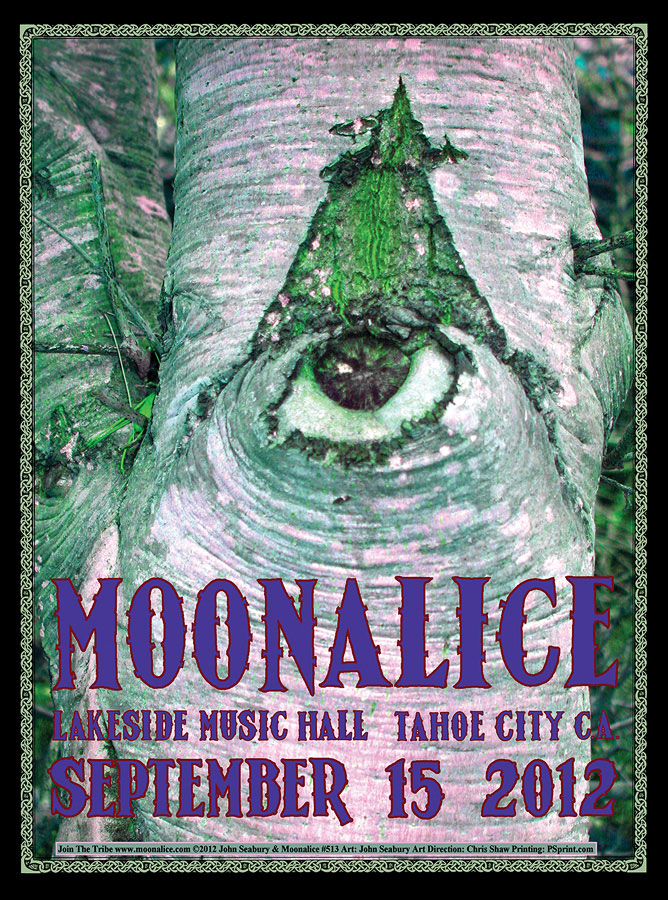 9/15/12 Moonalice poster by John Seabury