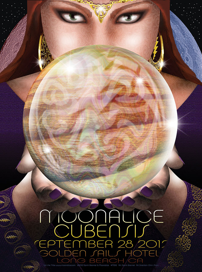 9/28/12 Moonalice poster by Darrin Brenner