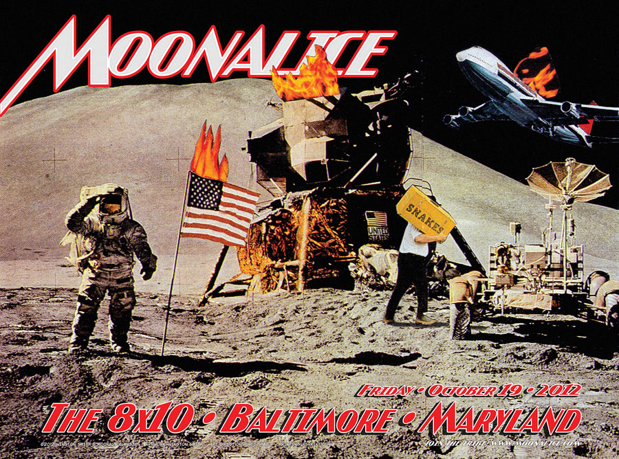 10/19/12 Moonalice poster by Winston Smith