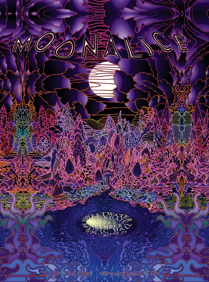 11/25/12 Moonalice poster by Lee Conklin