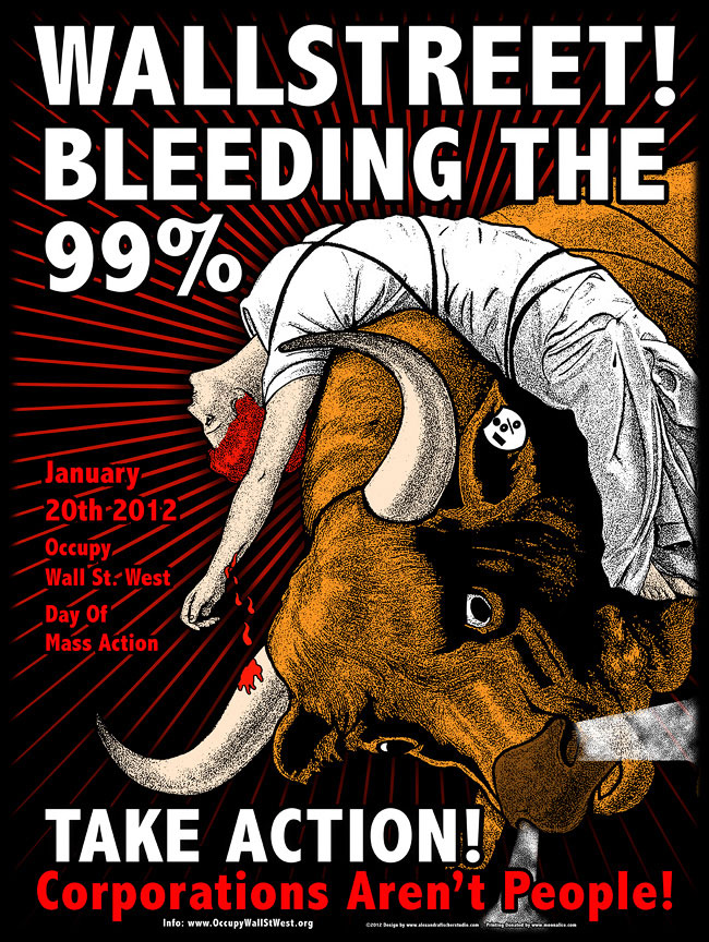 Occupy poster by Alex Fischer (back)