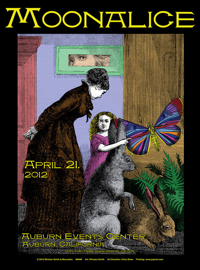 M469 › 4/21/12 Auburn Events Center, Auburn, CA poster by Winston Smith
