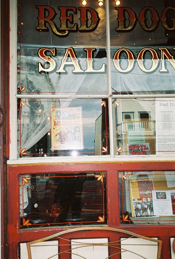 Red Dog Saloon window with Moonalice poster!