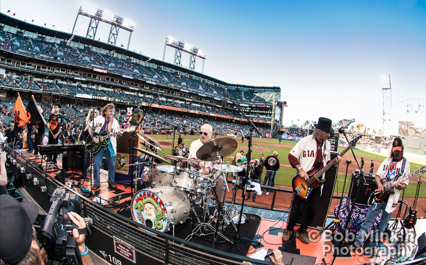 Moonalice (SF Giants AT&T Park for Jerry Garcia's 70th Birthday Celebration) photo by Bob Minkin Photography 2012