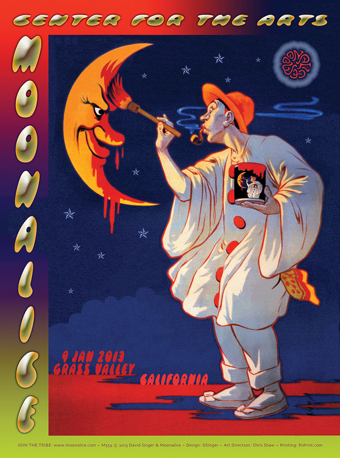 1/4/13 Moonalice poster by David Singer