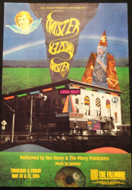 Ken Kesey’s Twister at the Fillmore in 1994 – poster.