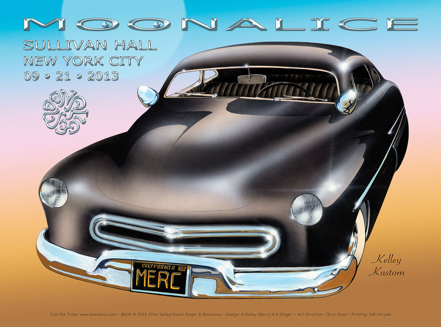 9/21/13 Moonalice poster by David Singer