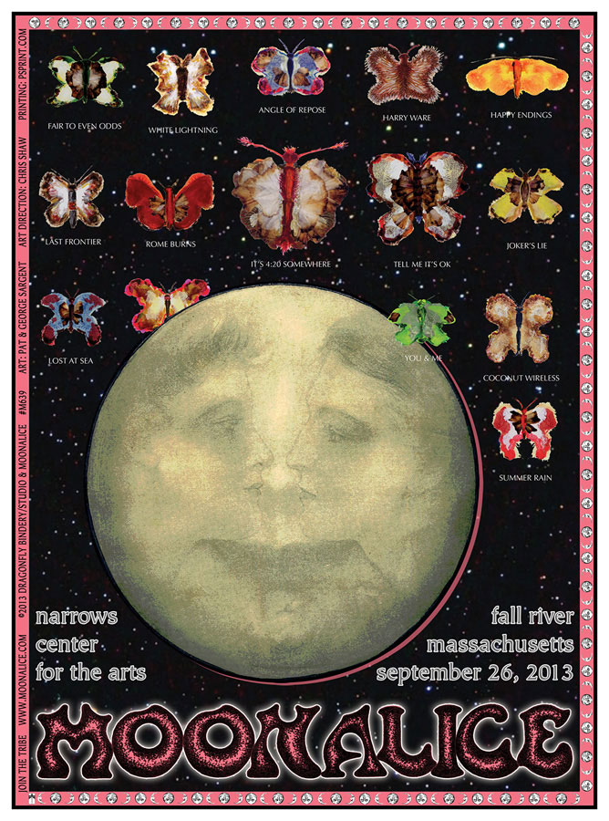 M639 › 9/26/13 Narrows Center for The Arts, Fall River, MA poster by Pat & George Sargent