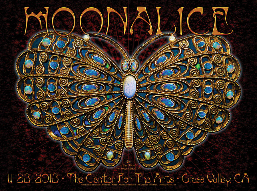 11/23/13 Moonalice poster by Alexandra Fischer