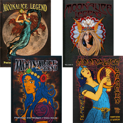 Moonalice Books Bundle of 4