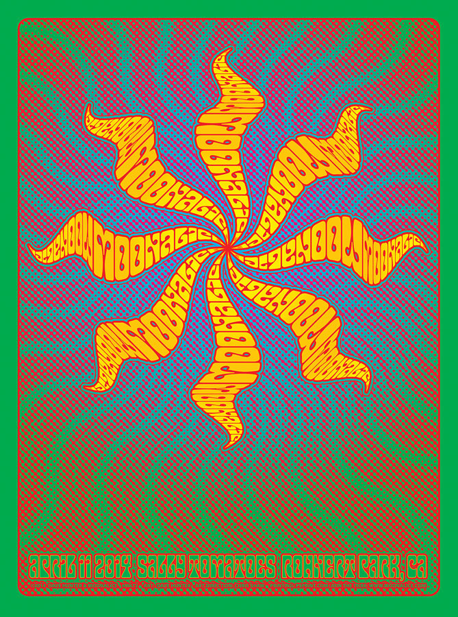 4/11/14 Moonalice poster by Dave Hunter