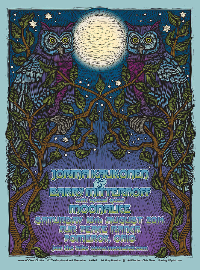 M742 › 8/16/14 Fur Peace Ranch, Pomeroy, OH poster by Gary Houston
