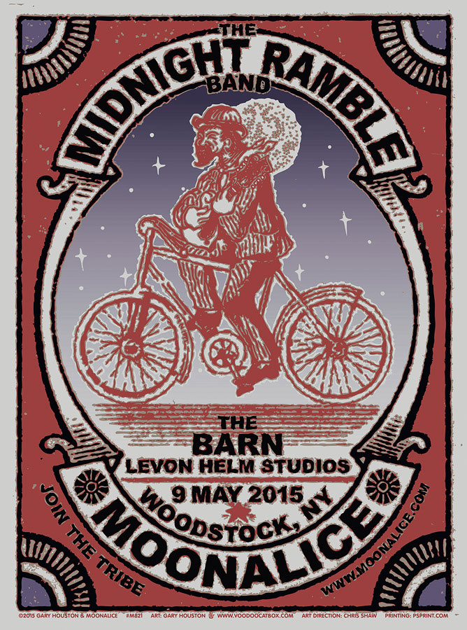 M821 › 5/09/15 The Barn, Levon Helm's Studio, Woodstock, NY with The Midnight Ramble Band