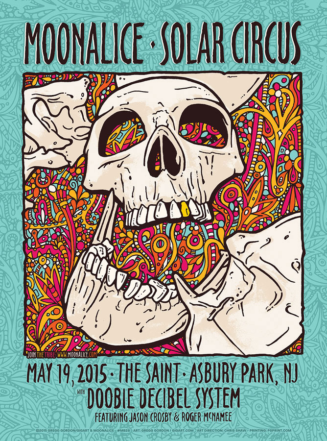 5/19/15 The Saint, Asbury Park, NJ poster by Gregg Gordon