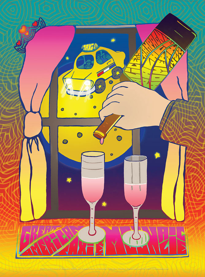 M856 › 8/04/15 Alice's Champagne Palace, Homer, AK poster by Carolyn Ferris