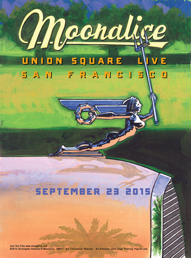 M871 › 9/23/15 Union Square Live, San Francisco, CA poster by Christopher Peterson