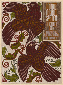 R45 › 10/03/15 Hardly Strictly Bluegrass Festival, Golden Gate Park, San Francisco, CA poster by Gary Houston