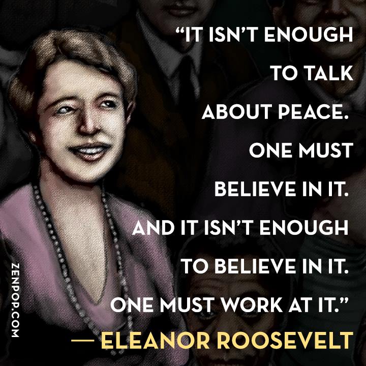 Eleanor Roosevelt illustration by John Mavroudis