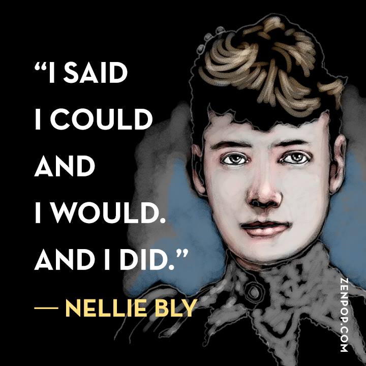 Nellie Bly illustration by John Mavroudis