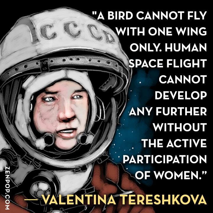 Valentina Tereshkova illustration by John Mavroudis