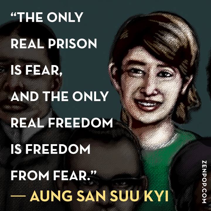 Aung San Suu Kyi illustration by John Mavroudis