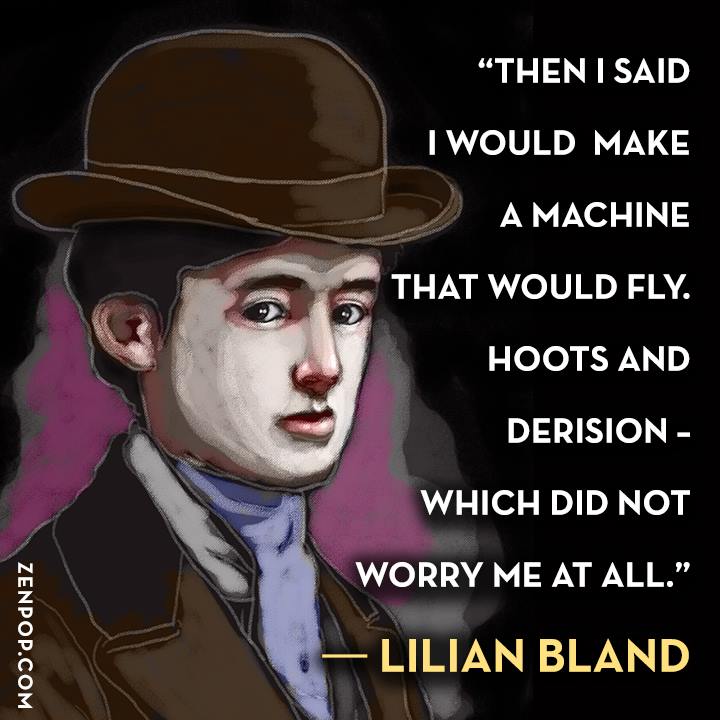 Lilian Bland illustration by John Mavroudis