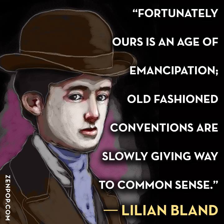 Lilian Bland illustration by John Mavroudis