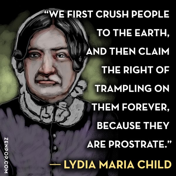 Lydia Maria Child illustration by John Mavroudis