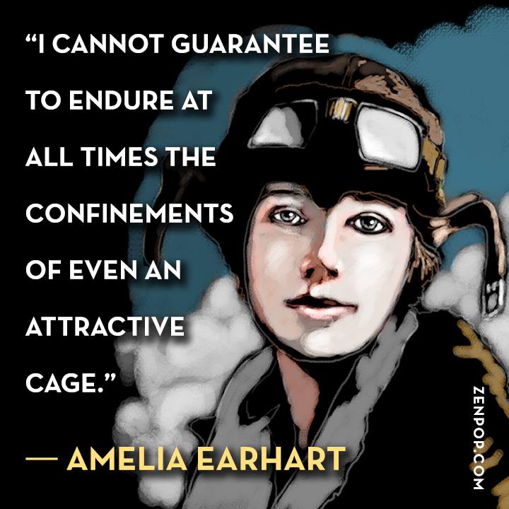 Amelia Earhart illustration by John Mavroudis