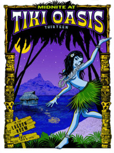Tiki Oasis poster by Courtney Callahan