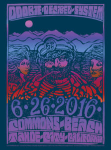 R73 › 6/26/16 Tahoe Commons, Kings Beach, CA poster by Wes Wilson & Carolyn Ferris