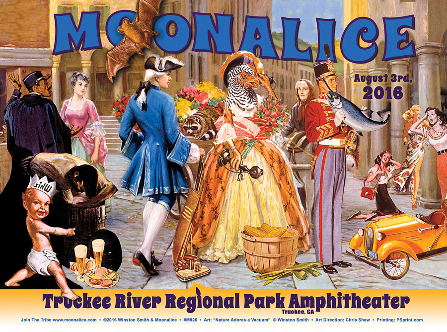 M926 › 8/3/16 Truckee Amphitheater, Truckee, CA poster by Winston Smith