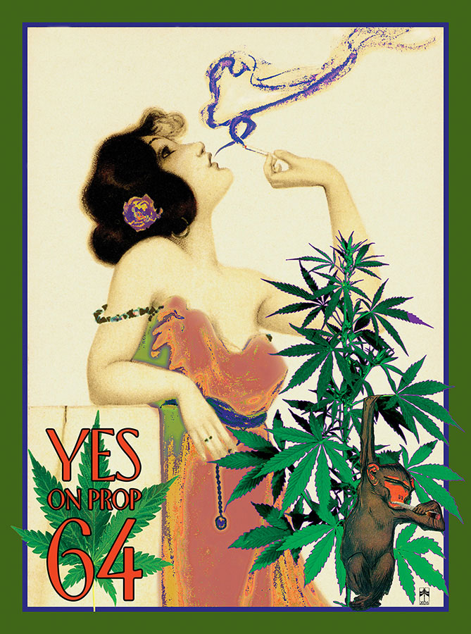 Proposition 64 poster by George & Patricia Sargent