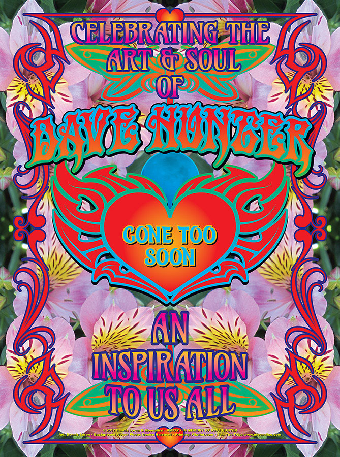 M972 › 5/12/17 Art & Soul: A Concert in Honor of Dave Hunter at Great American Music Hall, San Francisco, CA poster by Dennis Loren