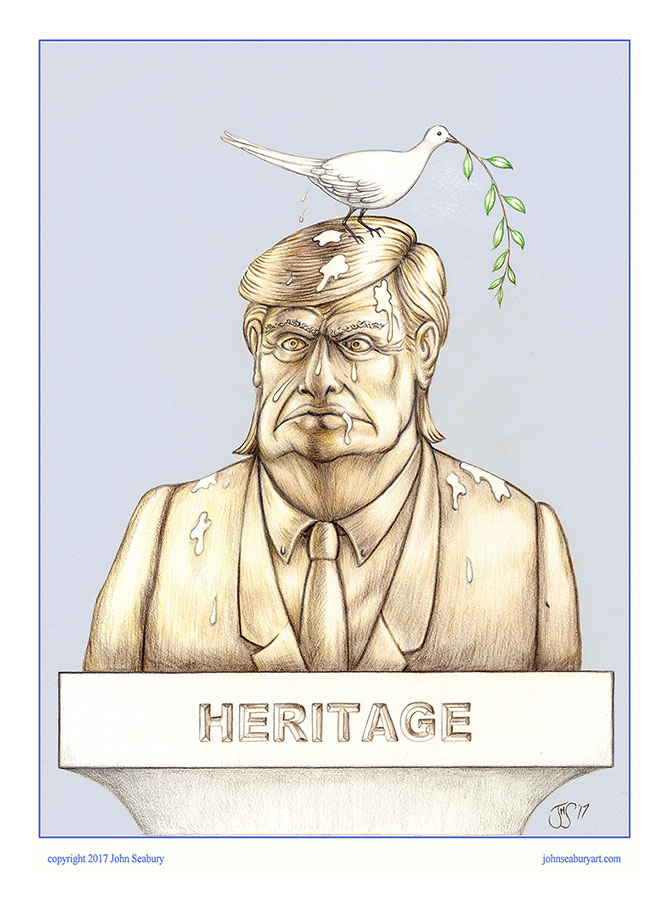 Trump Heritage political poster by John Seabury
