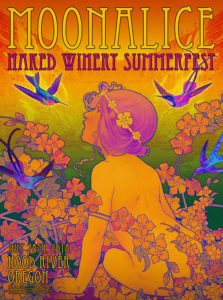 M1066 › 7/28/18 Naked Winery Summerfest in Hood River, OR poster by Alexandra Fischer