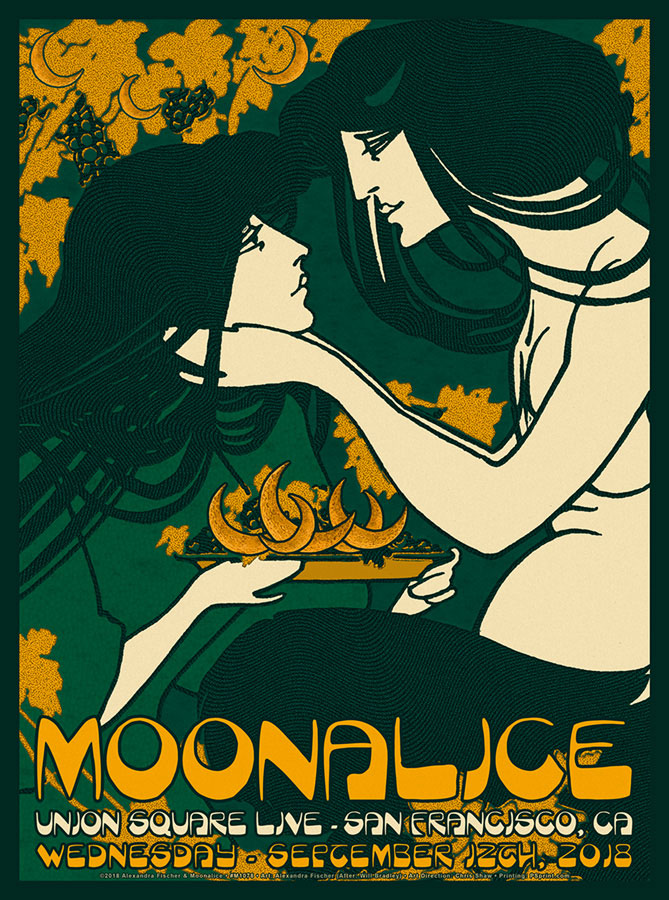 M1078 › 9/12/18 Union Square Live, San Francisco, CA poster by Alexandra Fischer