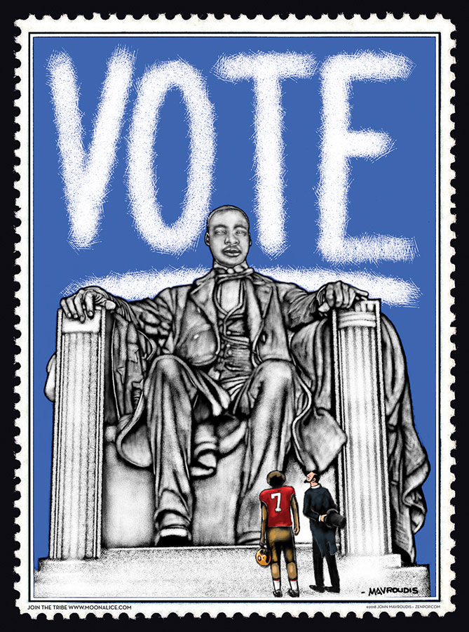 10/2/18 “VOTE: Social Justice Renewed” poster John Mavroudis