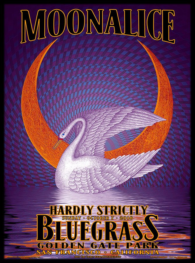 M1082 › 10/7/18 Hardly Strictly Bluegrass, Golden Gate Park, San Francisco, CA poster by Chris Shaw