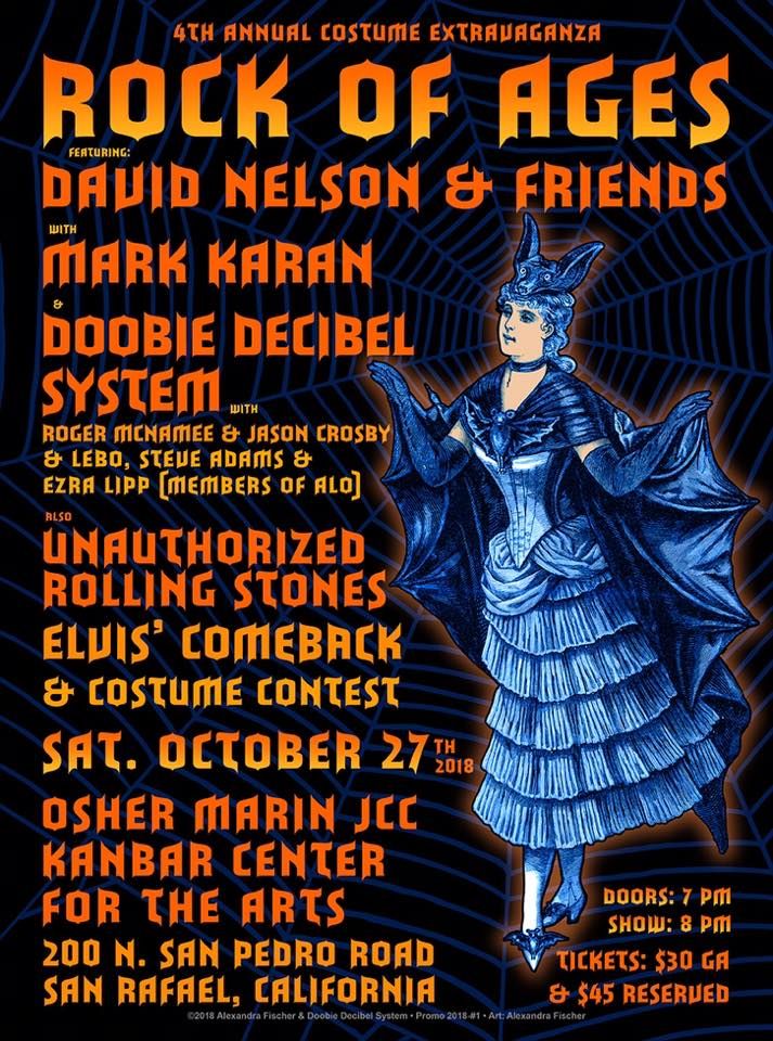 Unauthorized Rolling Stones, ALO Members: Dan Lebowitz, Steve Adams, and Ezra Lipp with special guests David Nelson & Mark Karan, and Doobie Decibel System with Rodger McNamee of Moonalice!