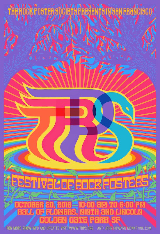 The Rock Poster Society Presents in San Francisco Festival of Rock Posters 2018