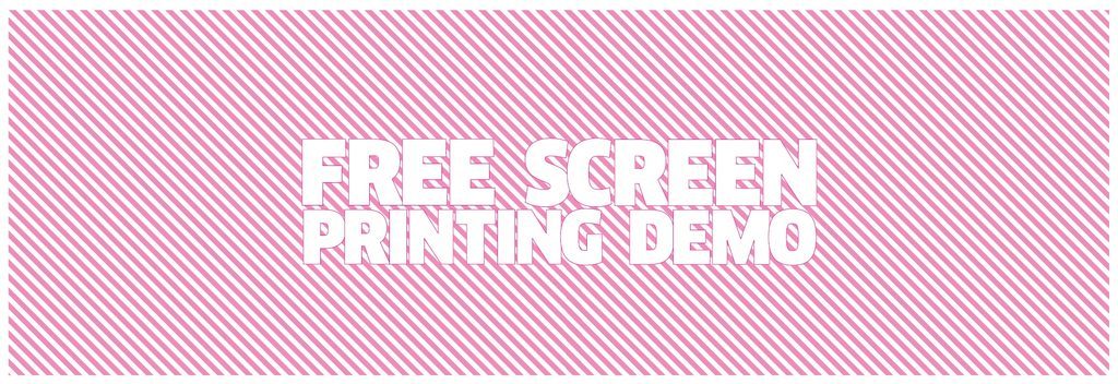 HSAC Free Screen Printing Demo