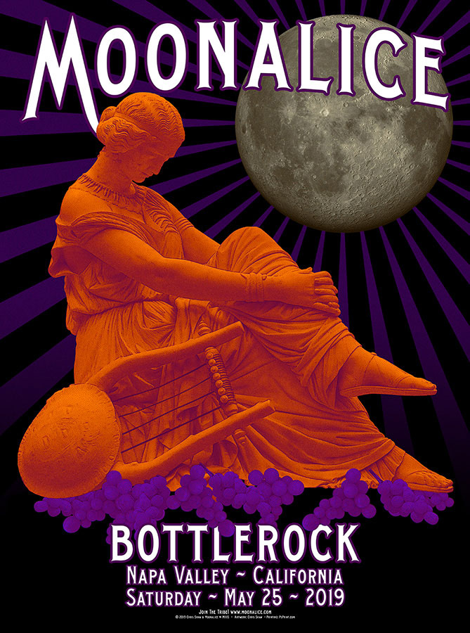 M1115 › 5/25/19 BottleRock, Napa Valley, CA poster by Chris Shaw